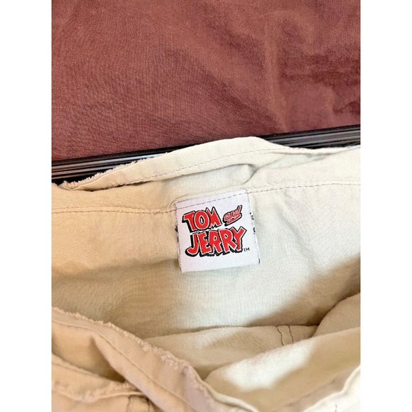 FREE PEOPLE VINTAGE BOHO Y2K TOM AND JERRY GRAPHIC TIE DYE TANK TUNIC ONE SIZE - Picture 5 of 7